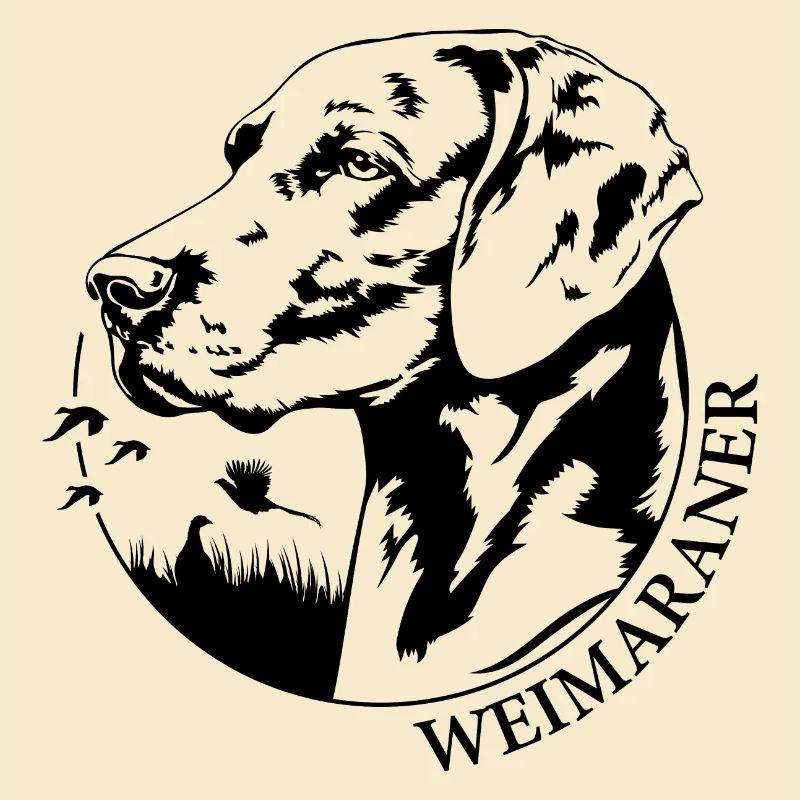 Weimaraner Portrait Hunde Hund Jagdhunde Wilsigns