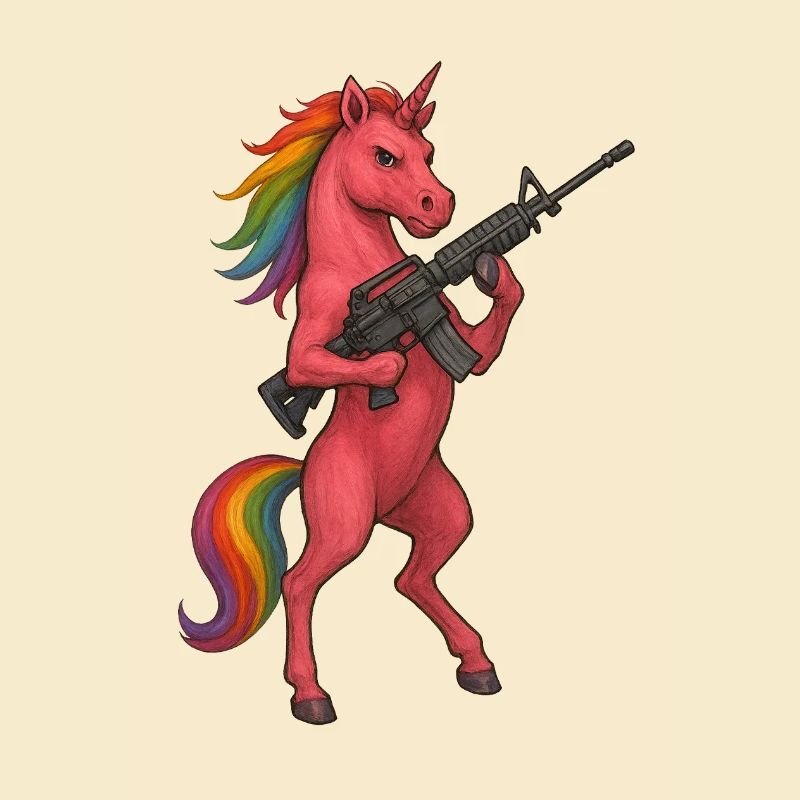 Bewaffnetes Einhorn