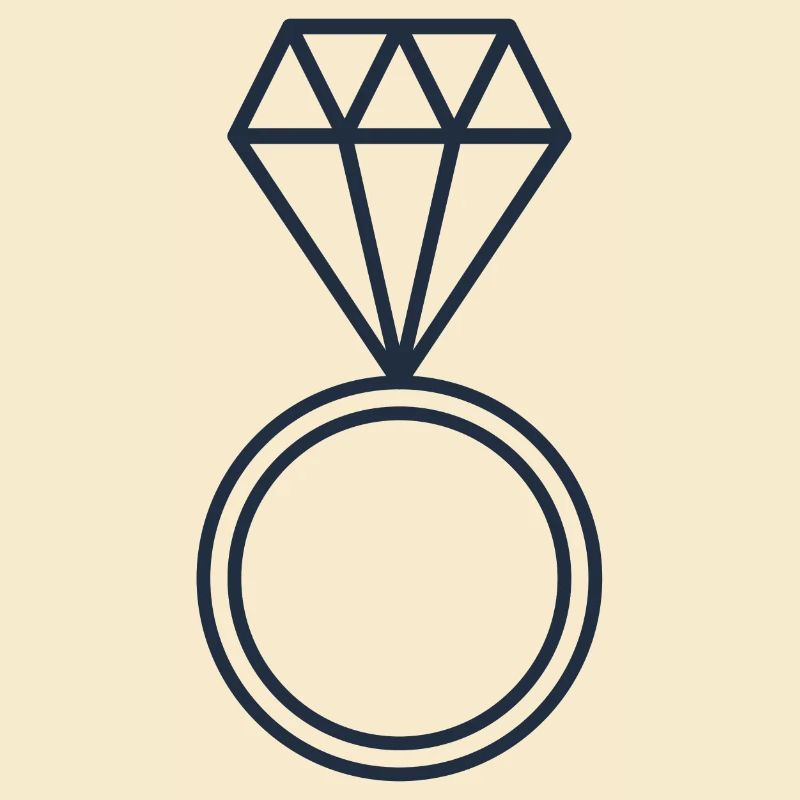 Bague avec diamant
