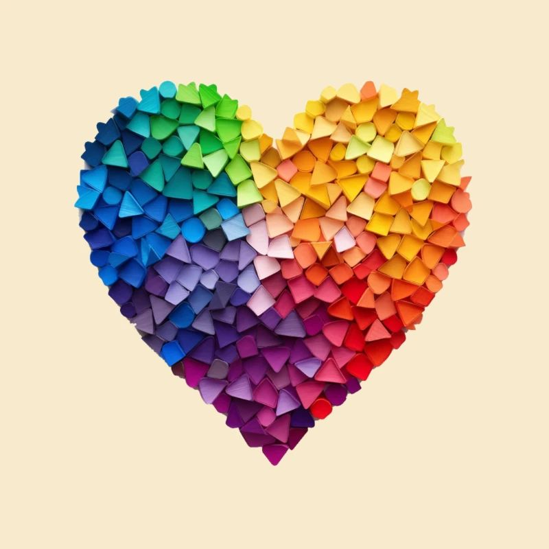 Rainbow Heart