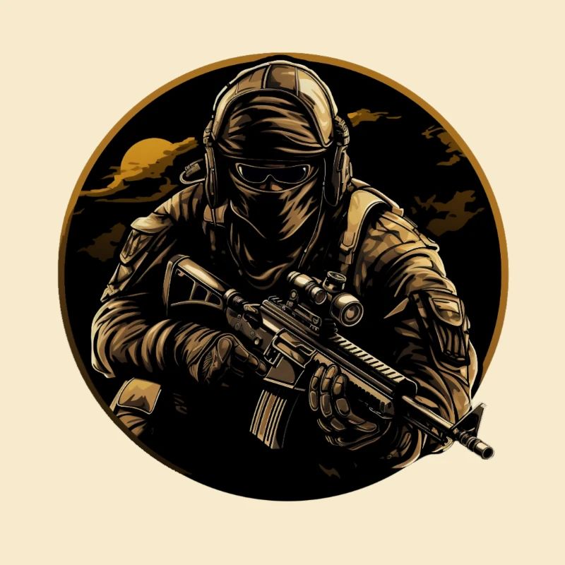 Special Forces Soldier Soldat Logo
