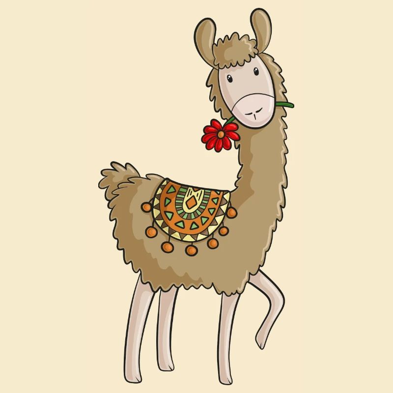Lama comic Alpaka