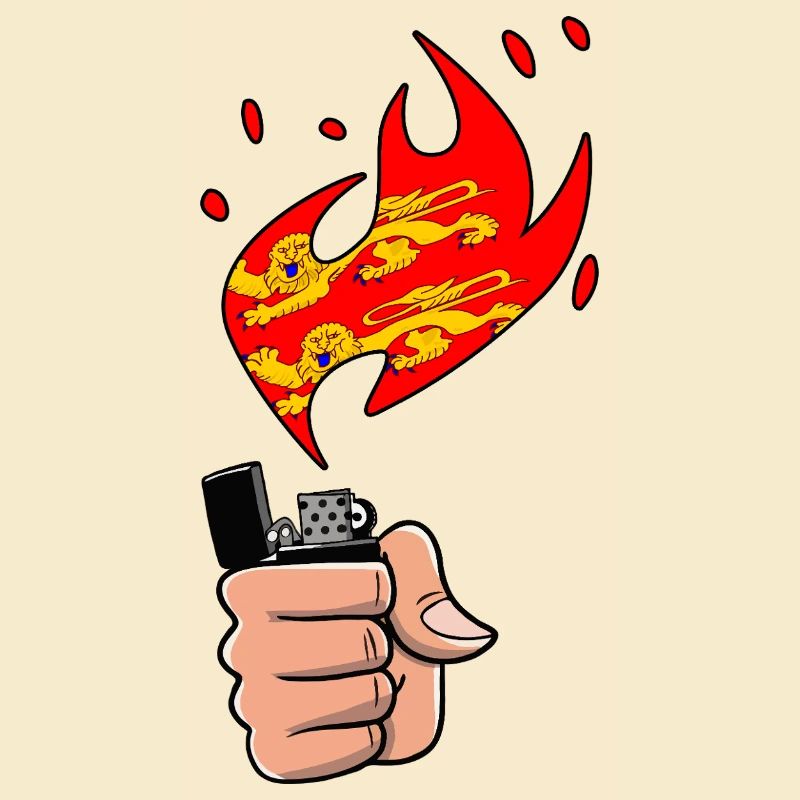 Normandy Flame Lighter Pride Normandy Region
