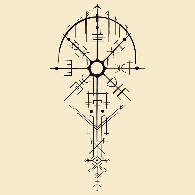Conception de l’amulette runique nordique