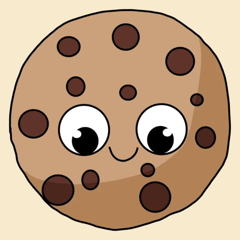 Cookie cookie with face