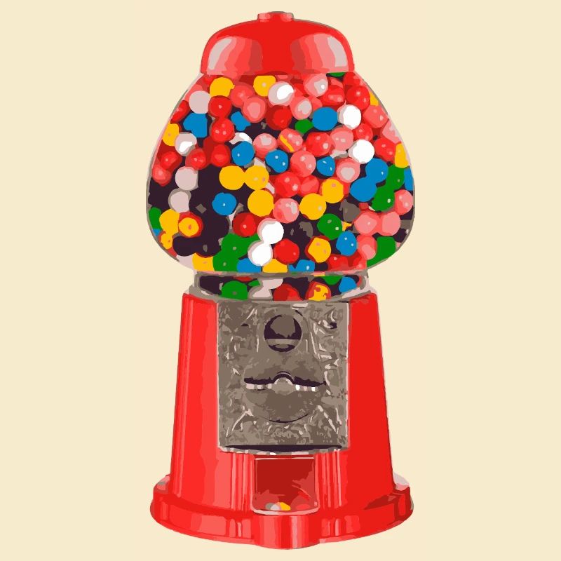 Gumball vending machine