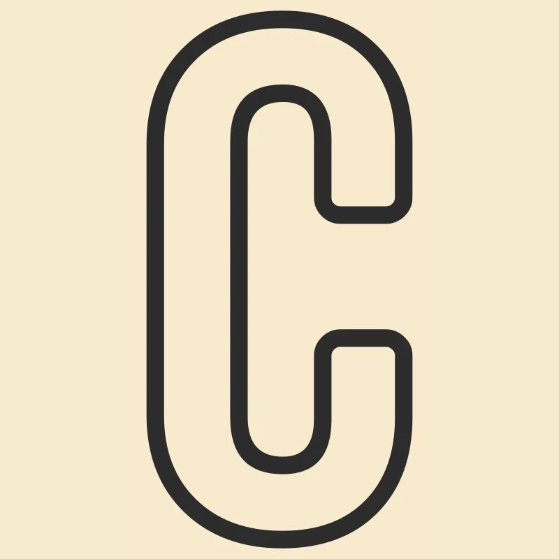 Typodesign de la lettre C