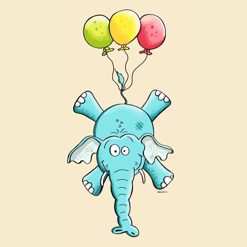 Elefant mit Ballons