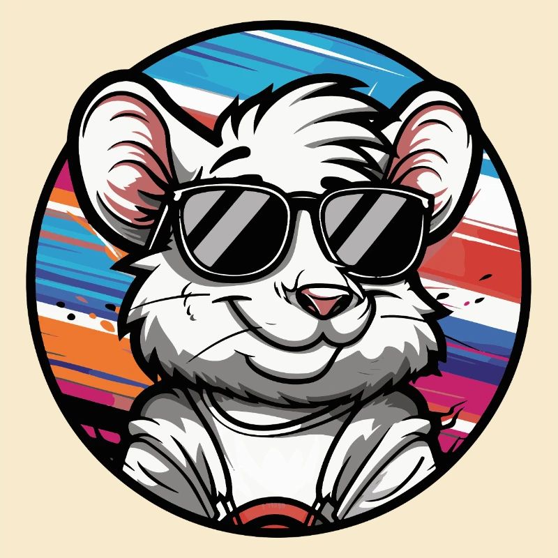 Mouse Comic Cool Summer