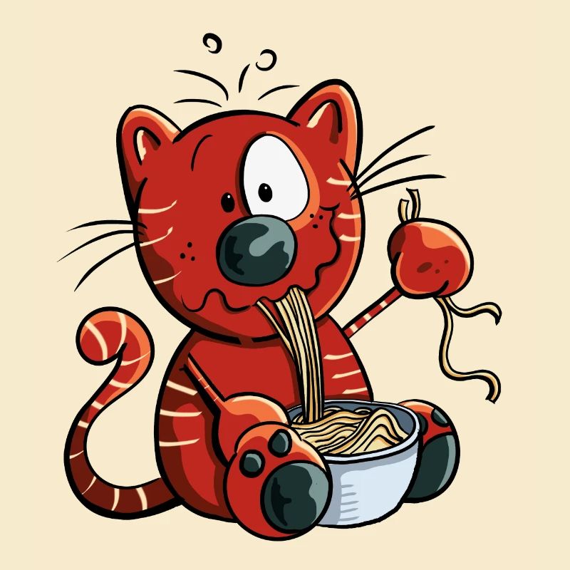 Mignon chat comique