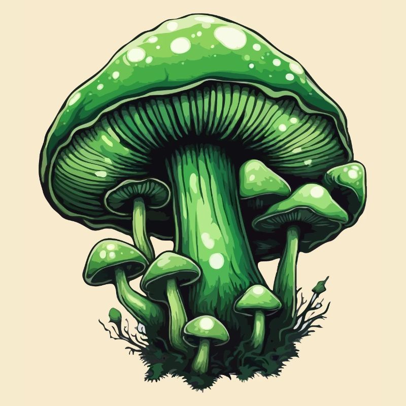 Champignon / Champignon / Prairie / Forêt / Goa / Psy