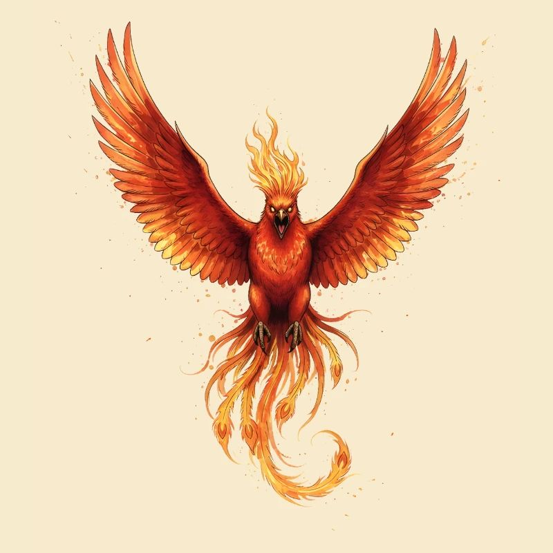 Fire Phoenix Flame Flight