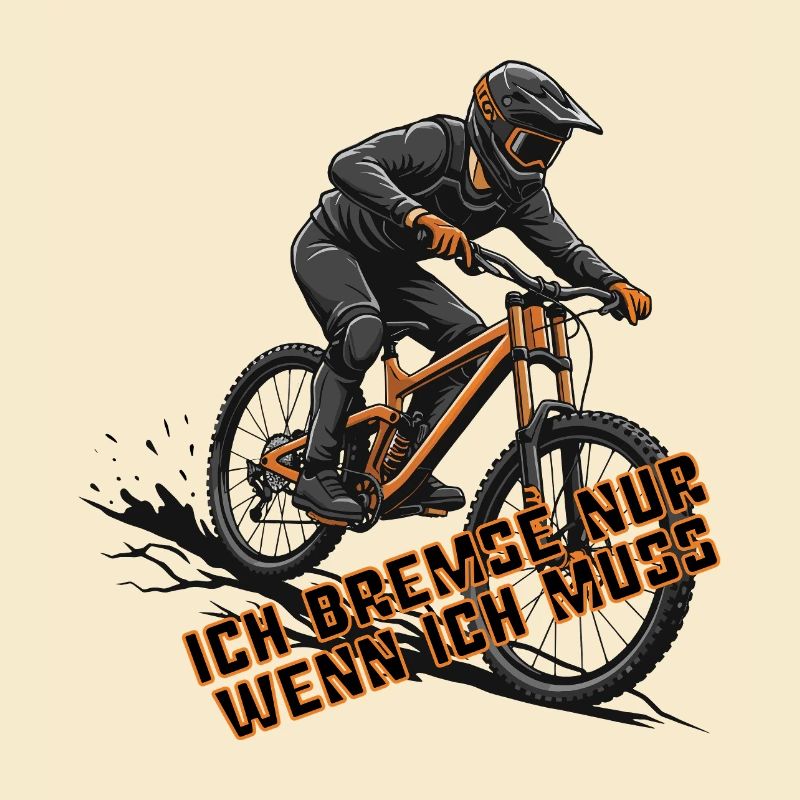 Cadeau de design de VTT pour descente