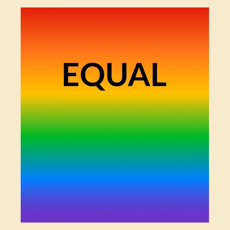 Rainbow Equal LGBT Pride Monat