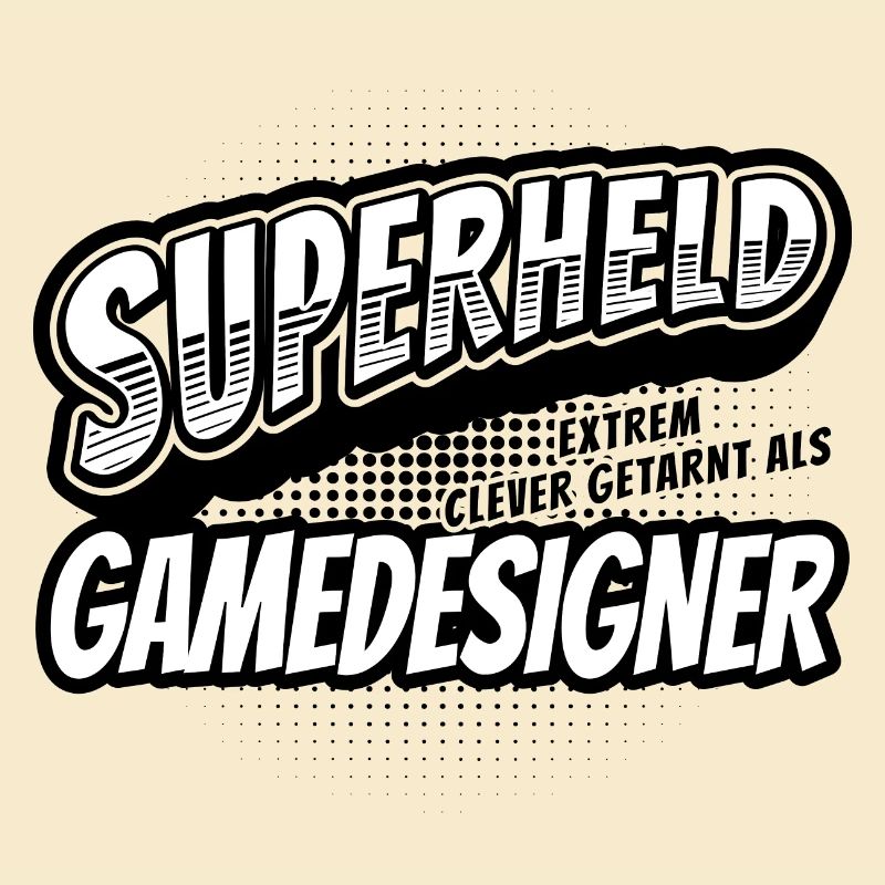 Superheld, clever getarnt als Gamedsigner