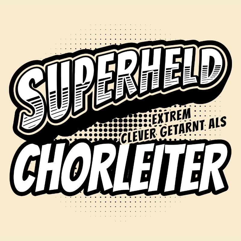 Superheld, clever getarnt als Chorleiter