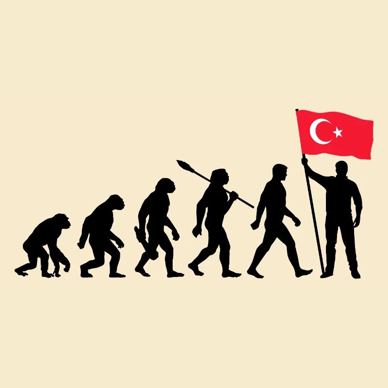 Turquie - Evolution - Drapeau - Nation