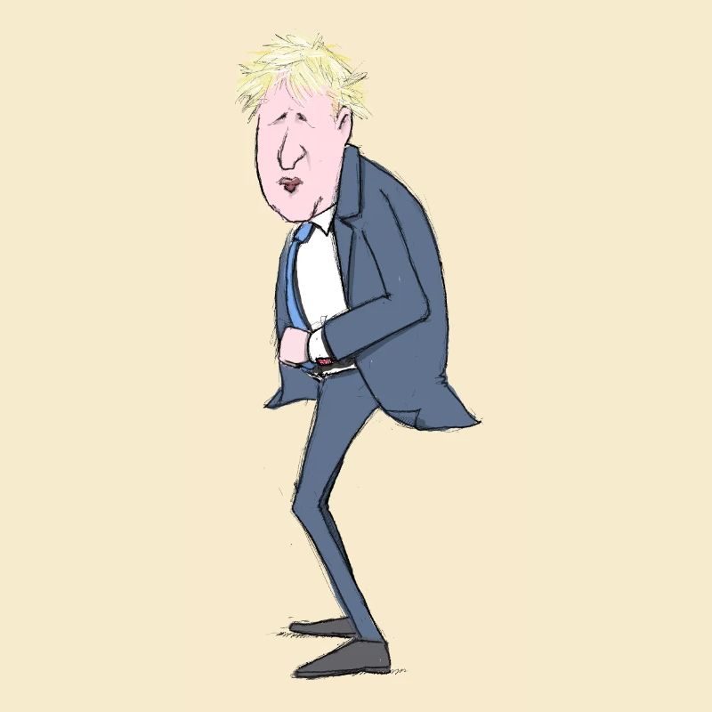 Illustration de Boris Johnson