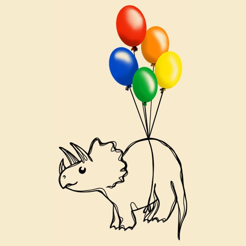 Pridosaur Dinosaur Rainbow
