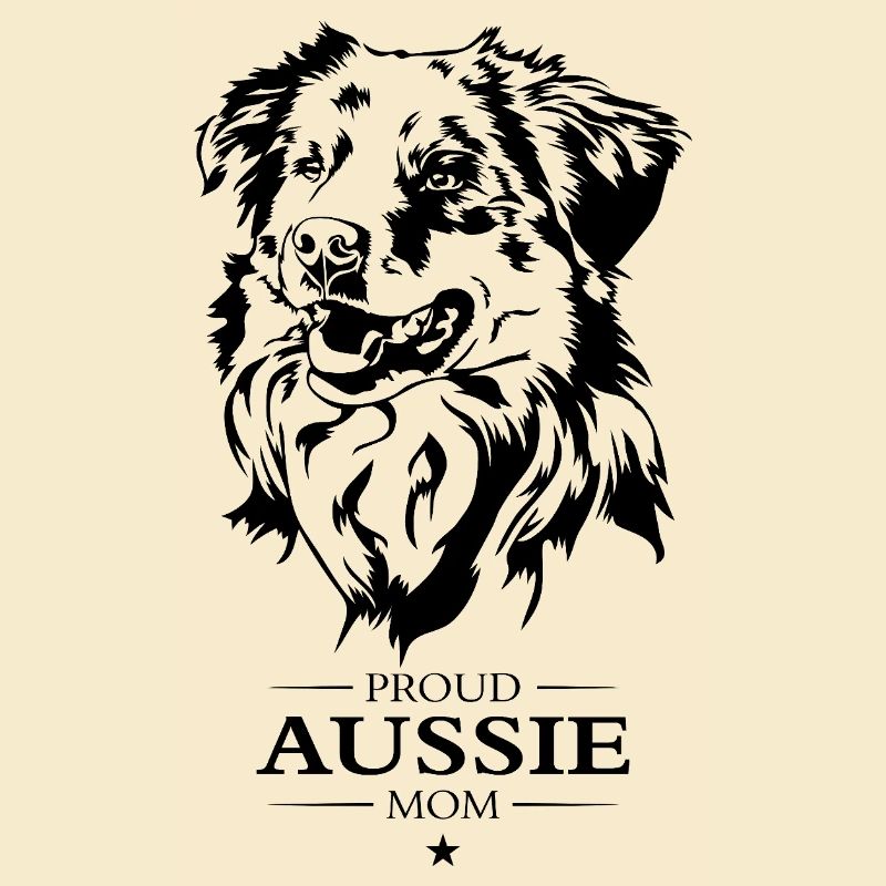 Aussie Mom Hunde Australian Shepherd Hund Wilsigns