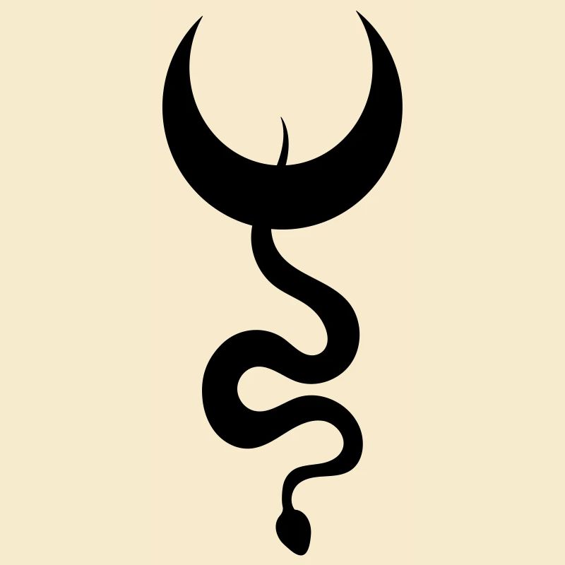 Lune avec serpent