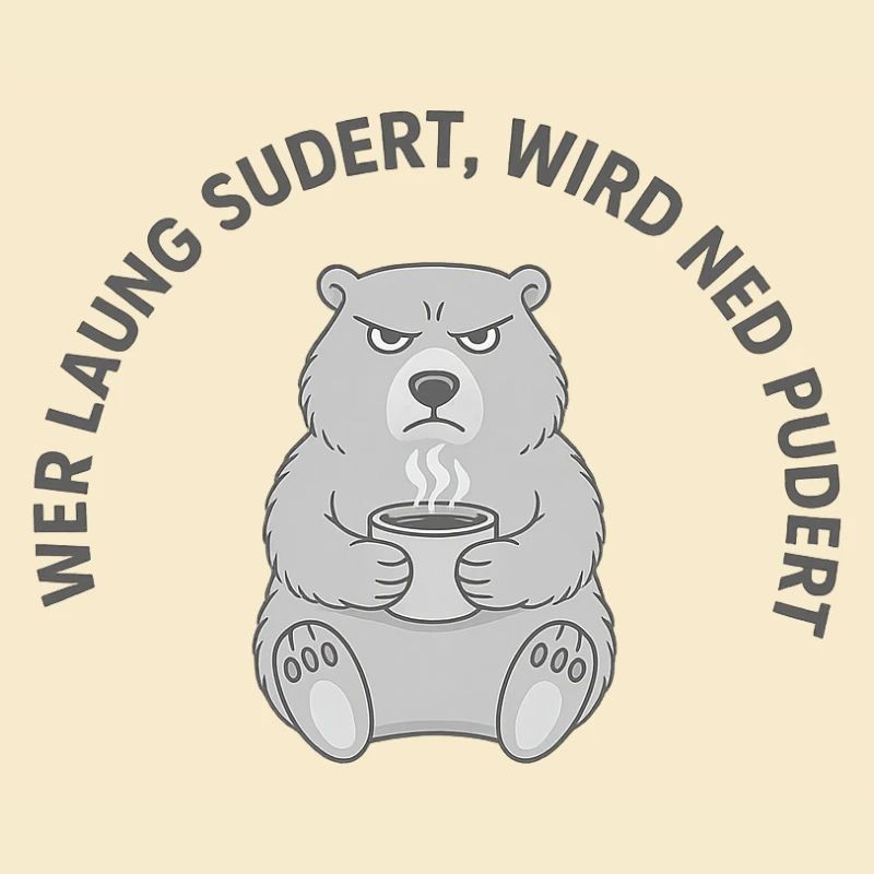 Wer laung sudert, wird ned pudert – Grumpy Coffee
