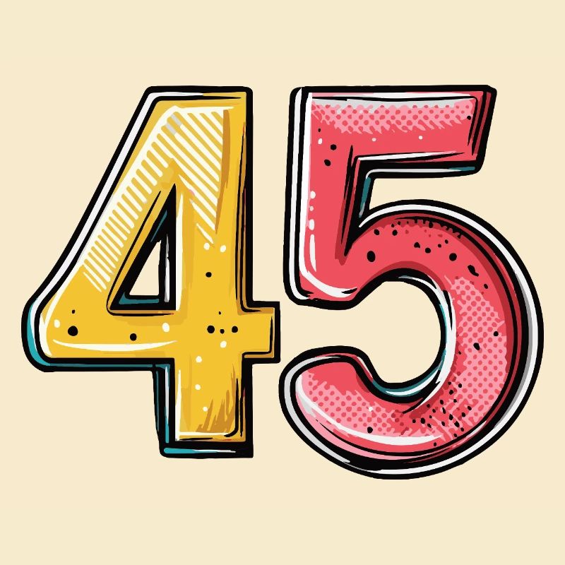 45 Number symbol