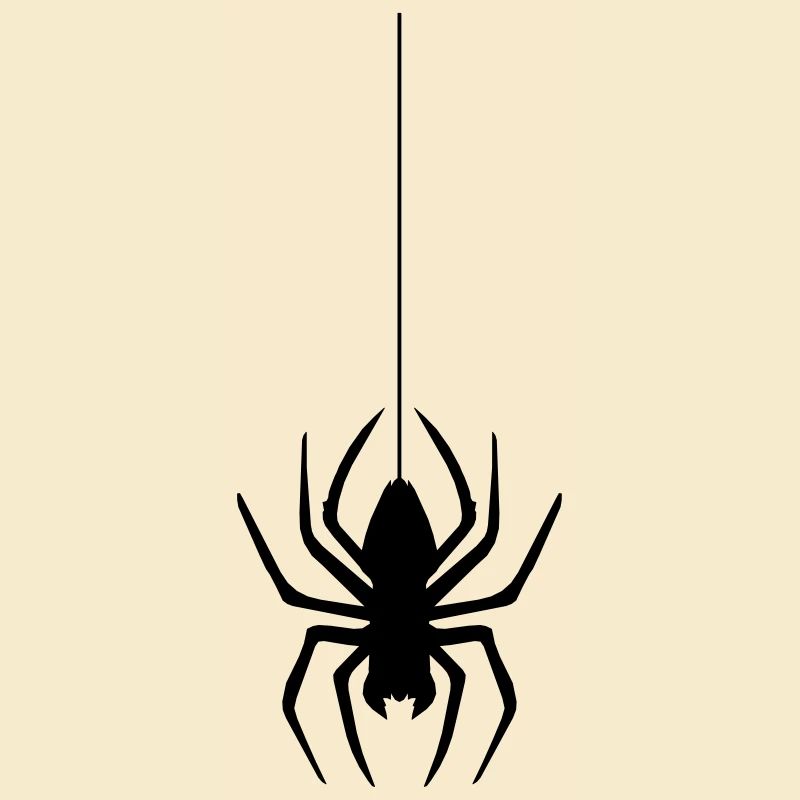 abseil thread spider web spider logo design disgust