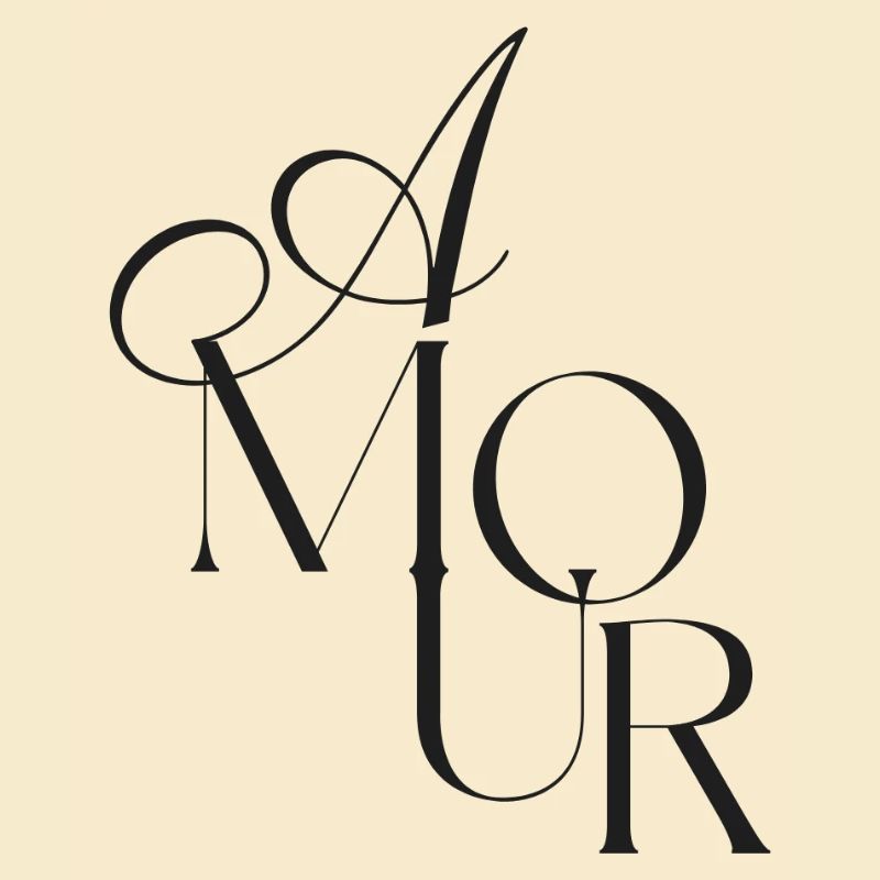 Élégante Monogramme Amour