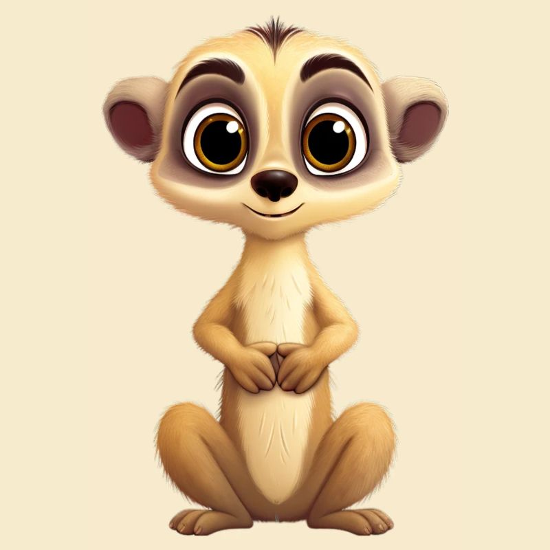 Niedliches Erdmännchen Kinder