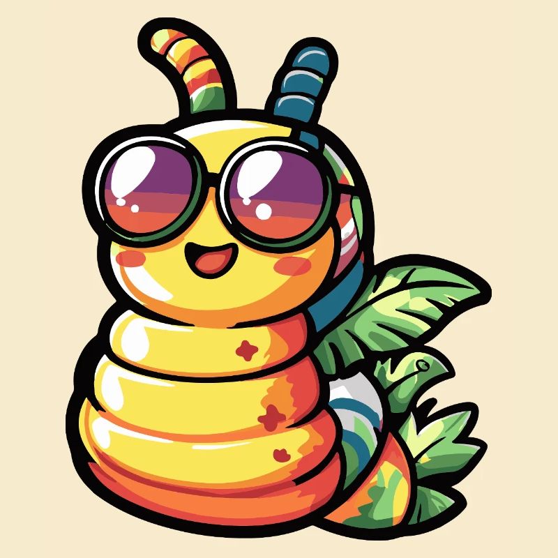 Worm Comic Holiday