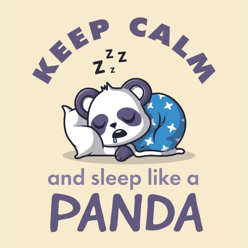 Keep Calm Panda Sleep Shirt