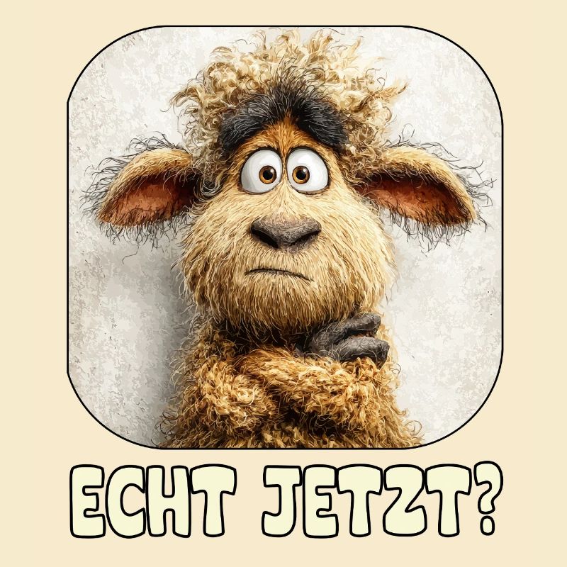 Really? Astonished Wool Monster Sheep