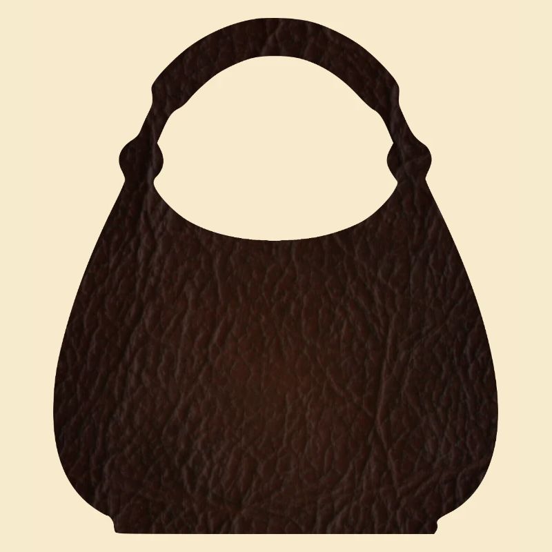 Braune Ledertaschentextur