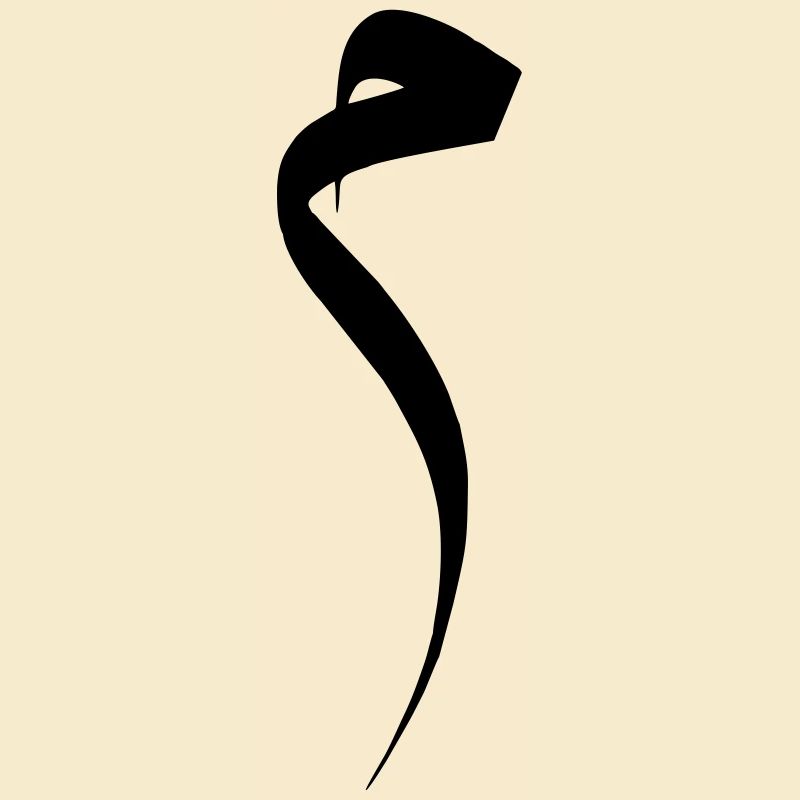 islamic Arabic Typo Mim