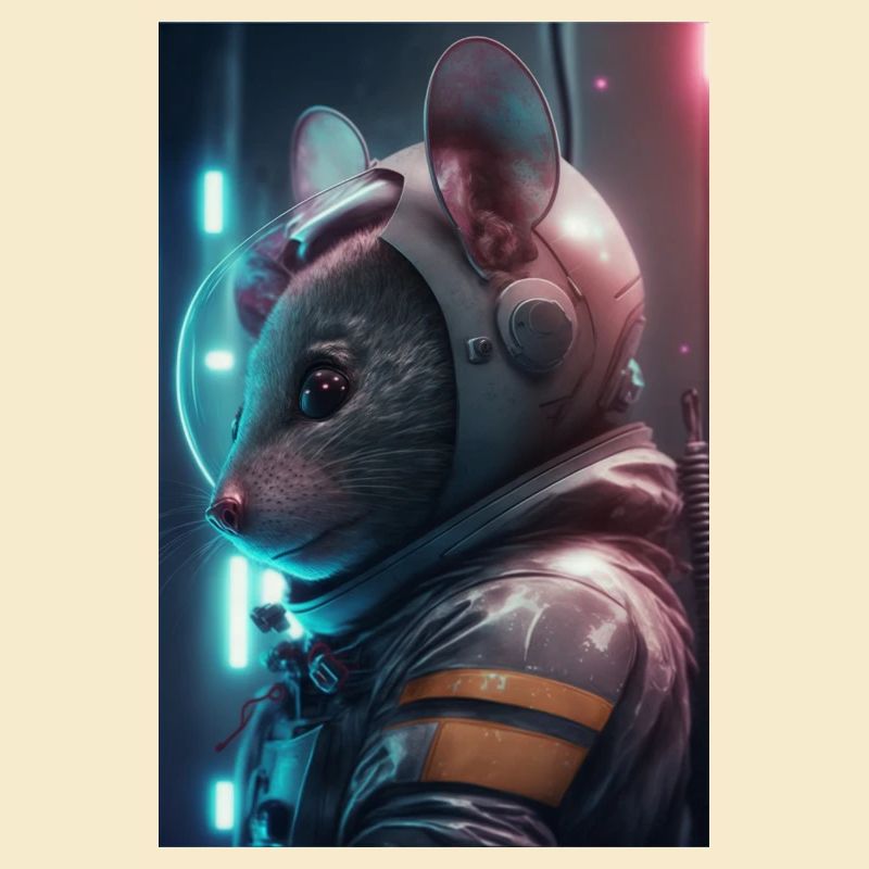 Souris dans l’espace