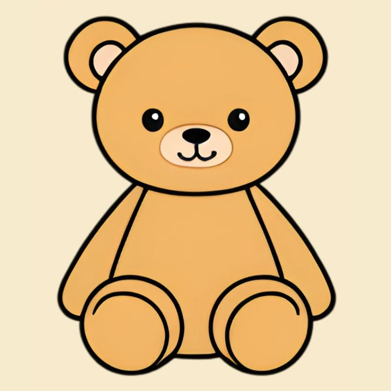 Niedlicher Teddybär Cartoon