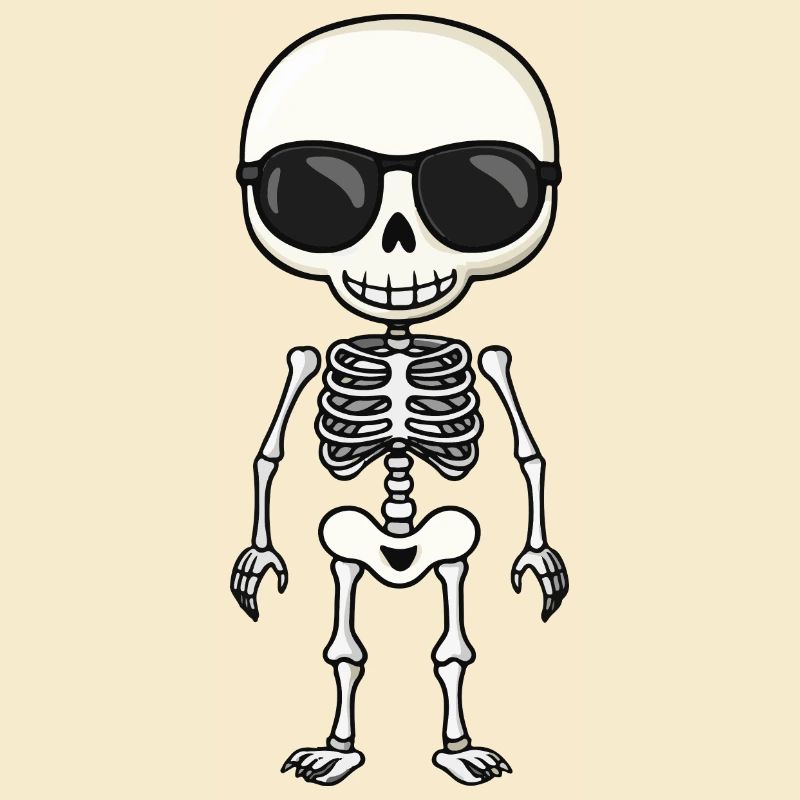 Skeleton Comic Halloween