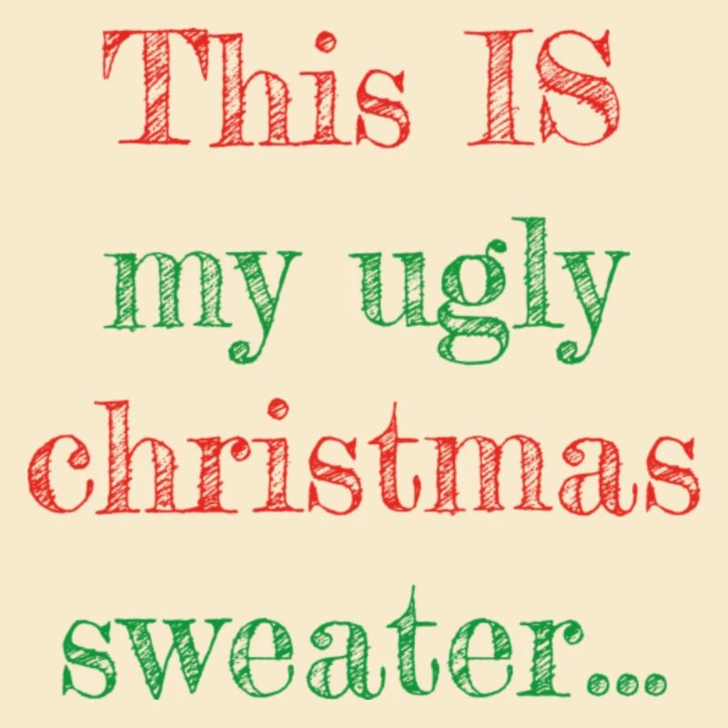 Pull de Noël moche