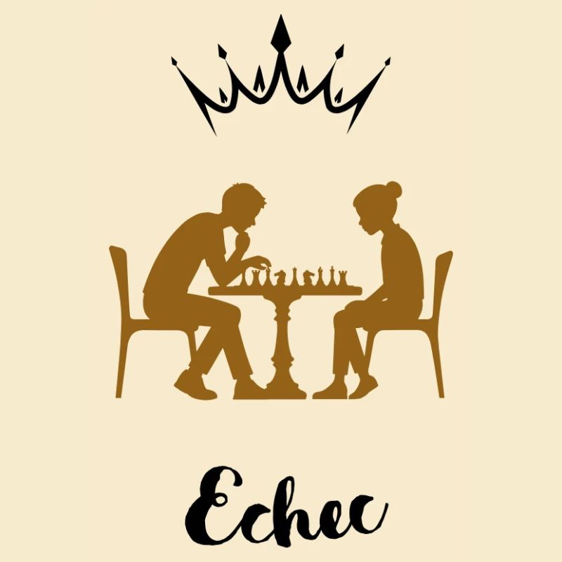 Échiquier au café