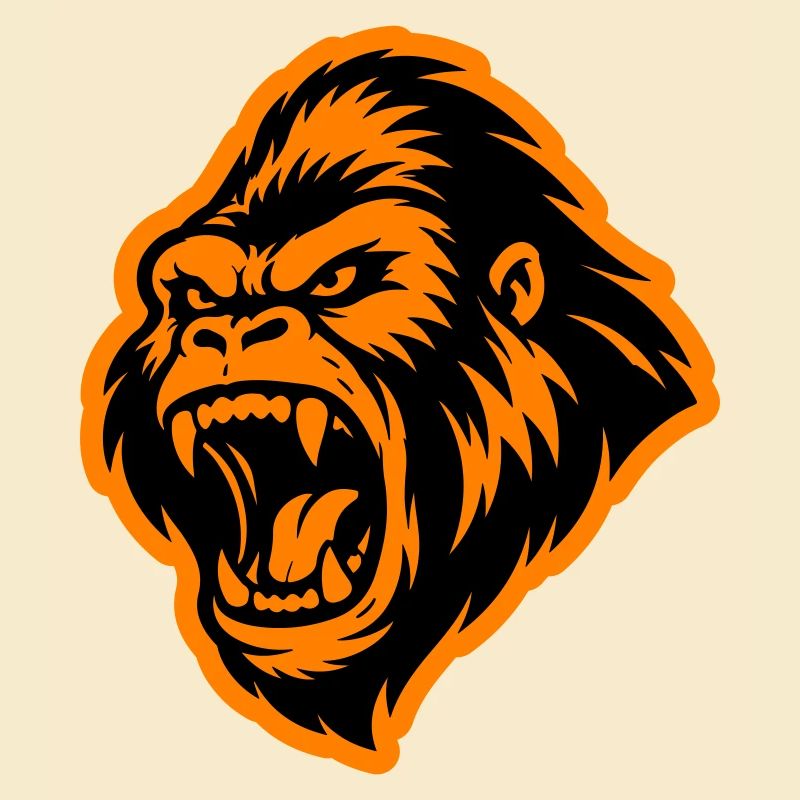 Gorilla Head