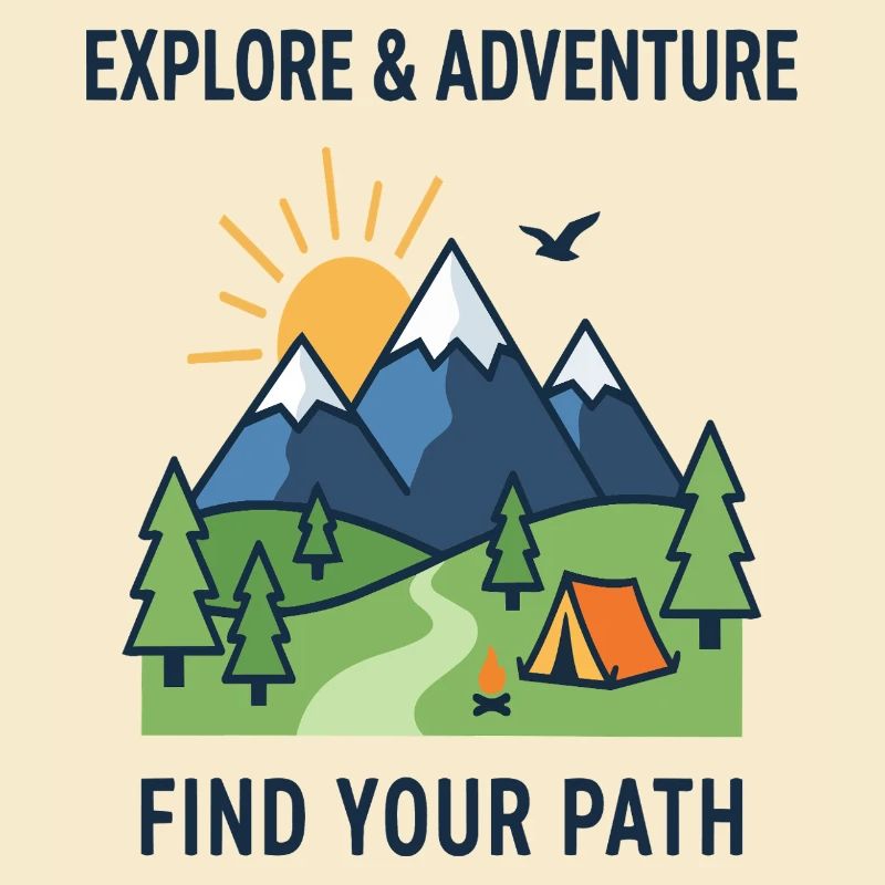 Explorez l’aventure, trouvez votre chemin, camping