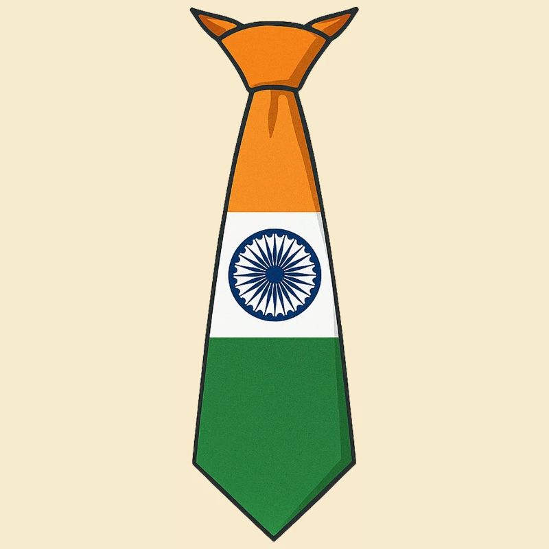 Cravate de l’Inde – Drapeau