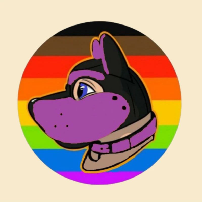 Capuche de chiot Logo Violet