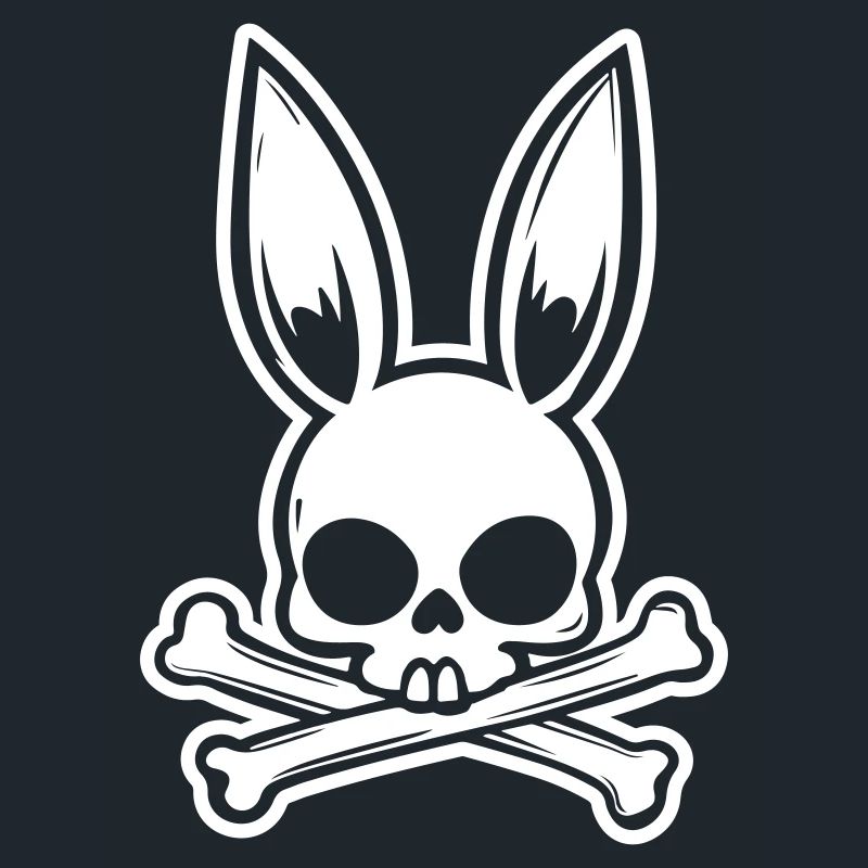 Bunny Head Skull Skull