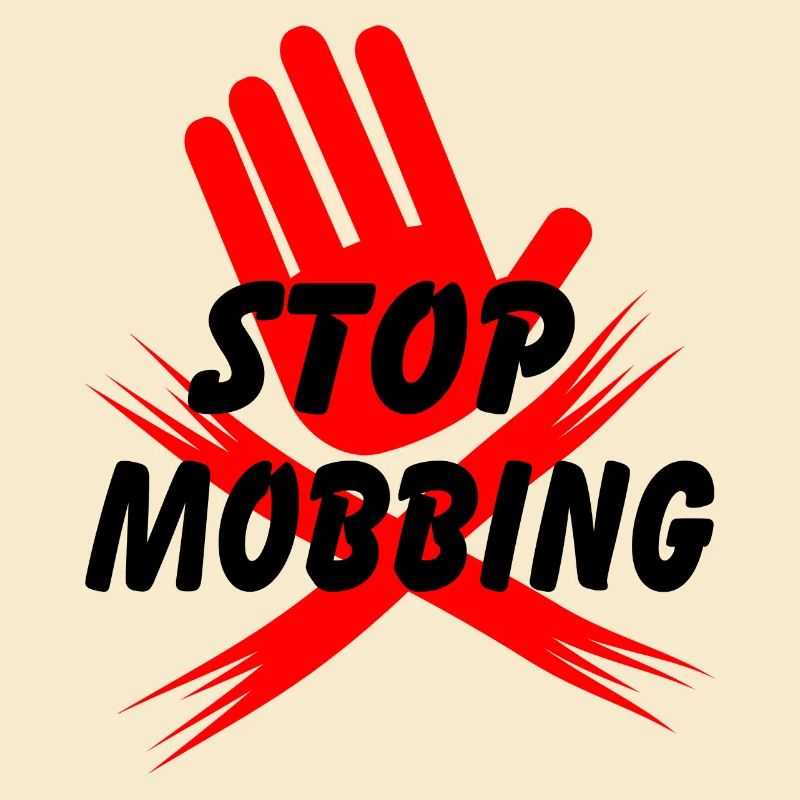 Stop mobbing hand