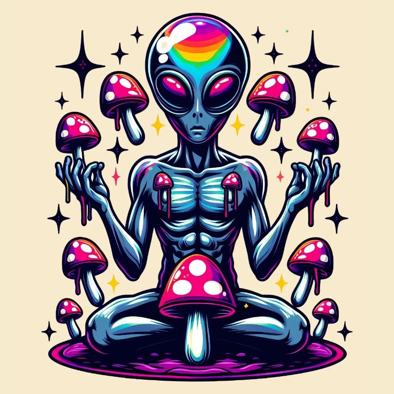 Alien aux champignons
