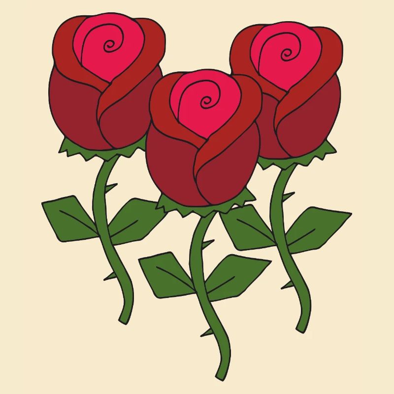 Roses triples