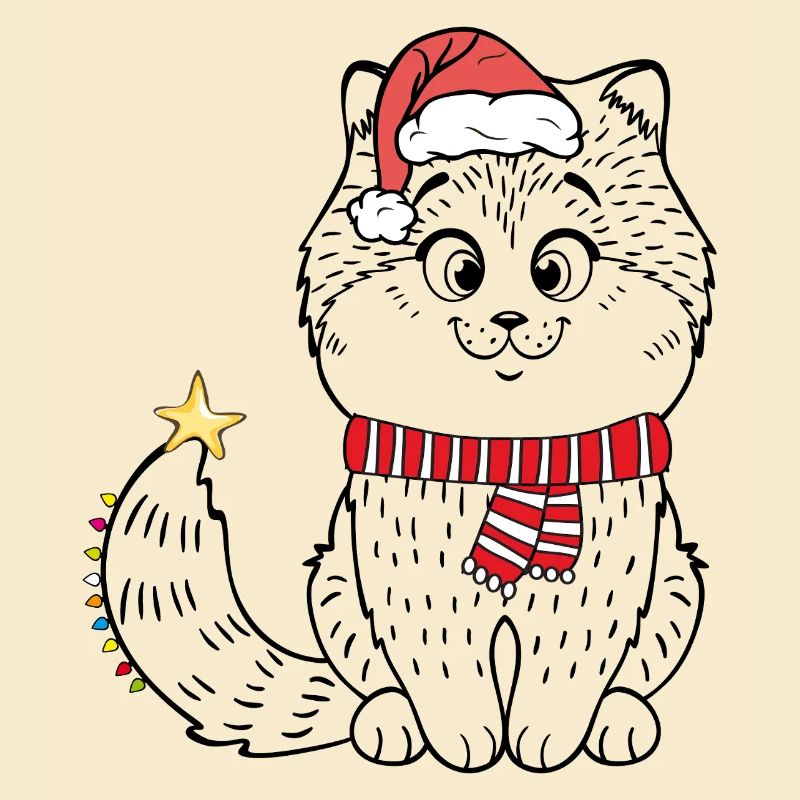 Chat de Noël