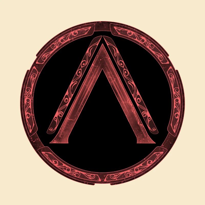 Icône Sparta Lambda Rouge